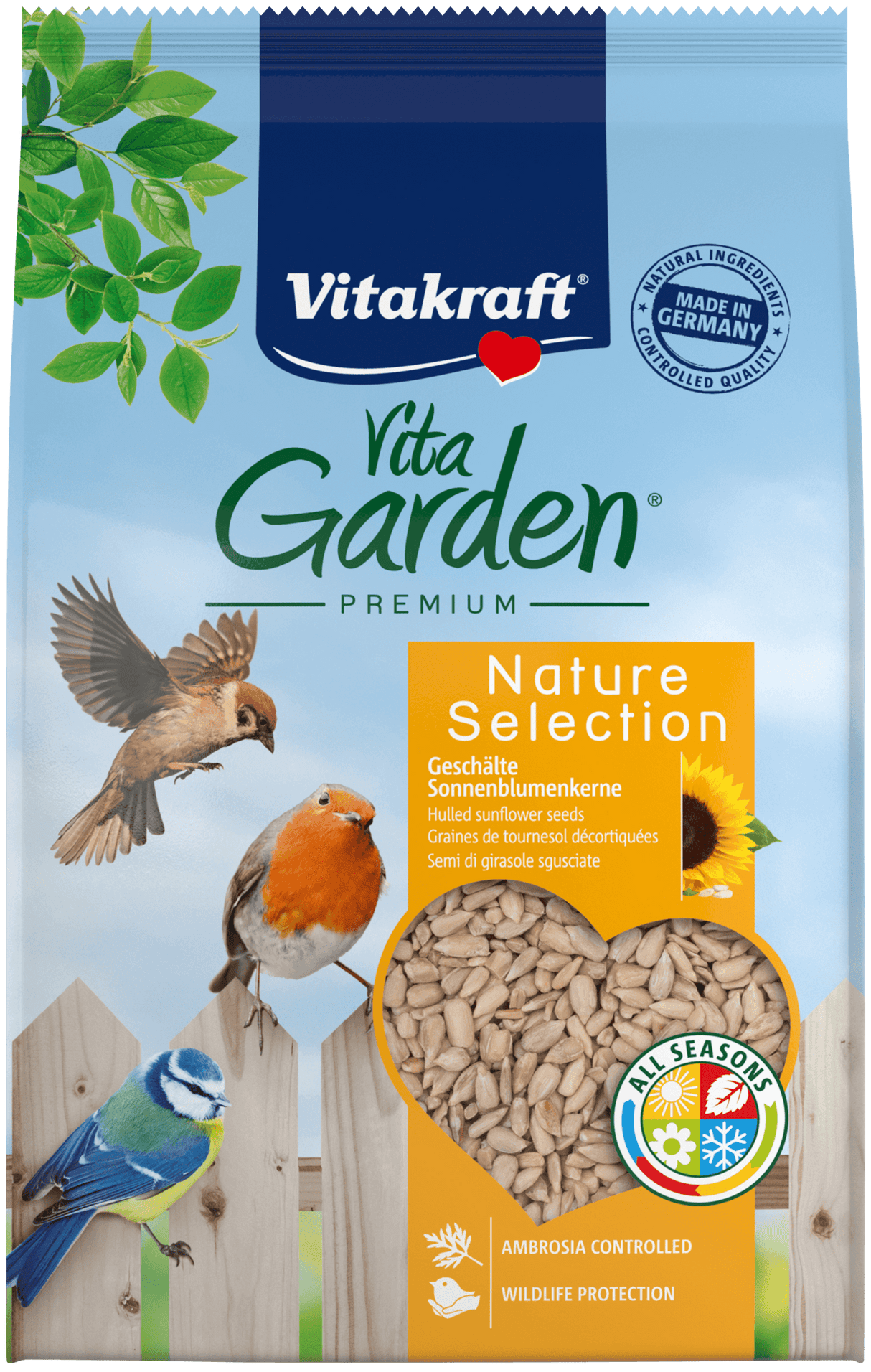 Vitakraft Vita Garden Geschälte Sonnenblumenkerne - - Vitakraft