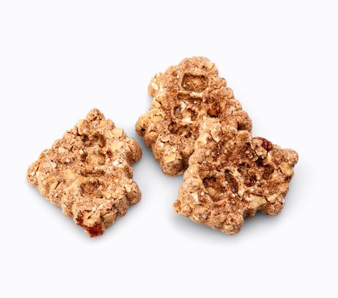 Bunny Keks mit Biss Banane Nahaufnahme