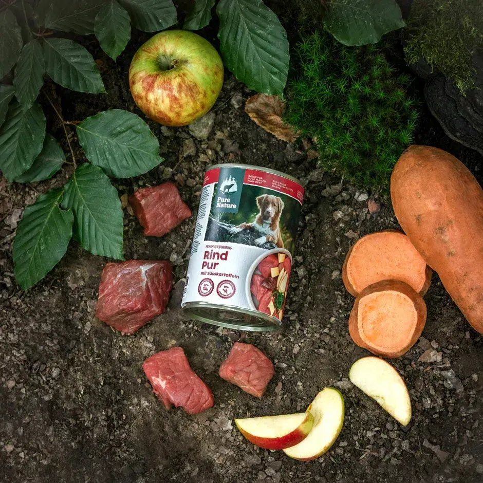 Pure Nature ADULT RIND PUR mit Süßkartoffeln und Äpfel - - Pure Nature