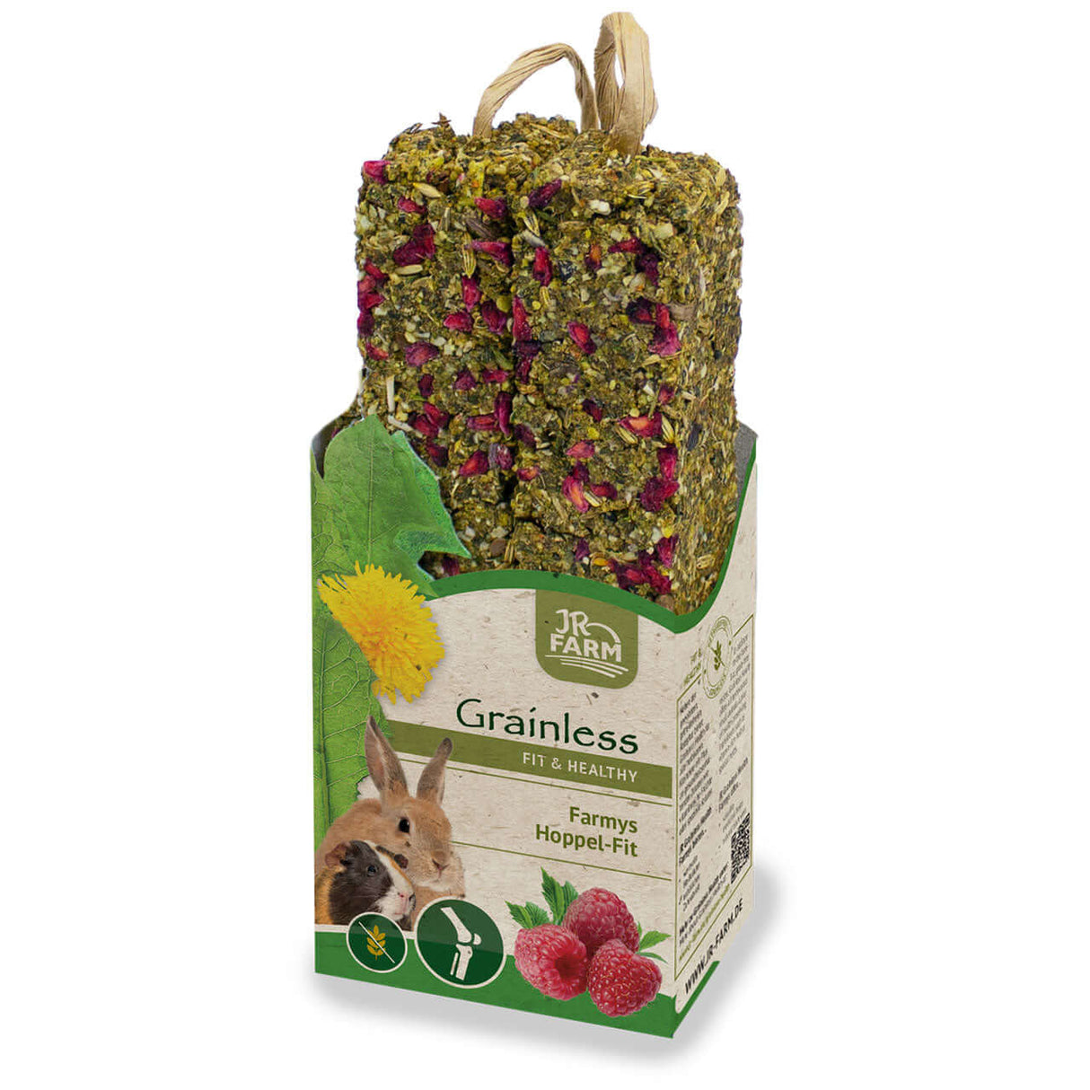 JR Farm Farmys Hoppel-Fit – Snacks für Kaninchen & Nager