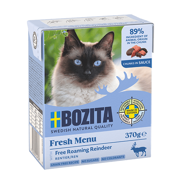 Bozita cat Häppchen in Sauce Rentier