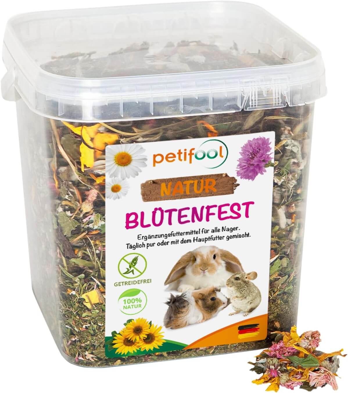 petifool Blütenfest - Nagerfutter - - petifool