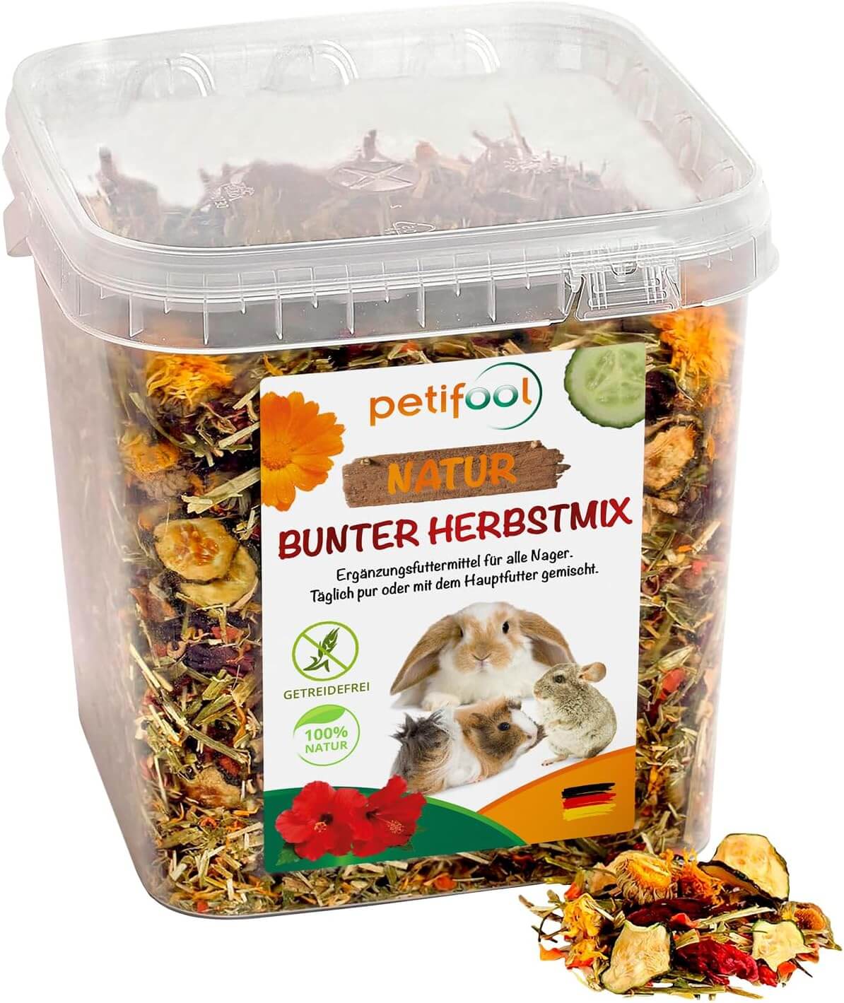 petifool Bunter Herbstmix - Nagerfutter - - petifool