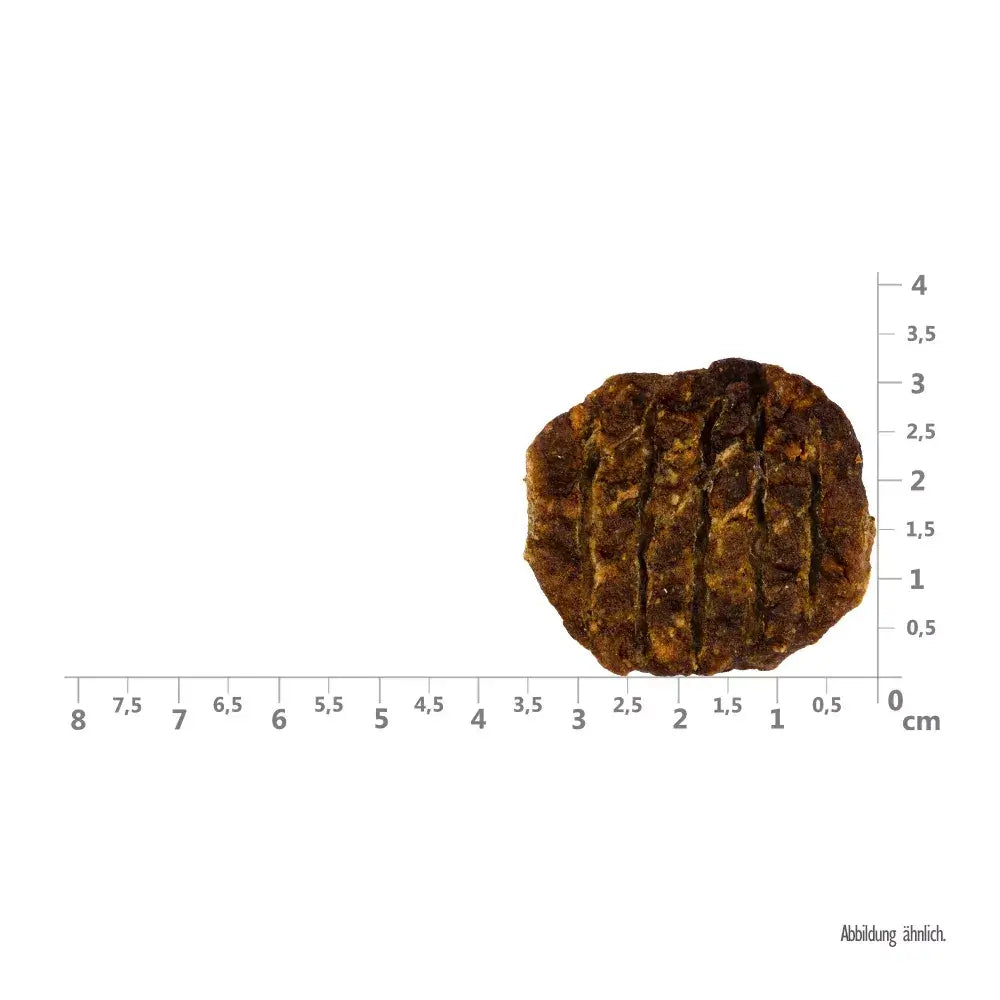 Brit Dog Snack Meaty Jerky Chicken & Insect Coins - Maßangabe