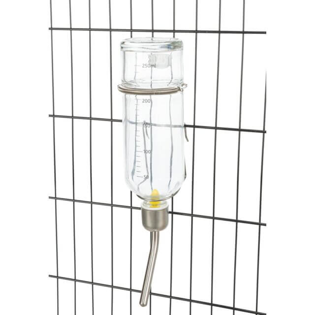 Trixie Kleintiertränke / Trinkflasche Glas