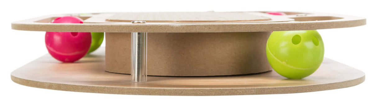 Trixie Kratzpappe mit Spielzeug, Katzenminze