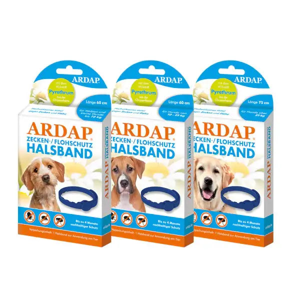 ARDAP Zecken- und Flohhalsband für Hunde - - Ardap