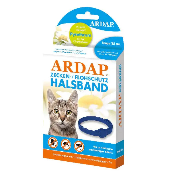 ARDAP Zecken- und Flohhalsband für Katzen - - Ardap