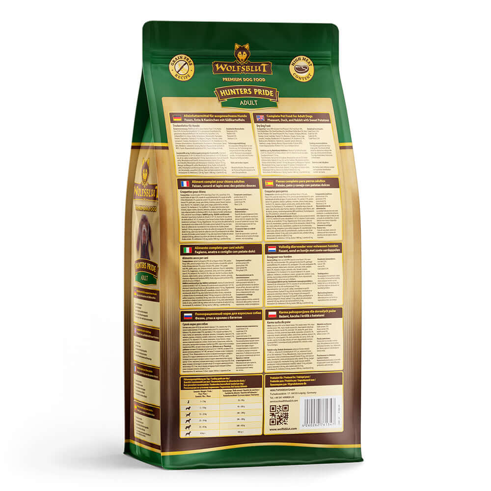 Wolfsblut Adult Hunters Pride - Rückansicht