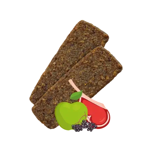 Sammy’s Gourmetstreifen Hühnchen & Lamm Nahaufnahme