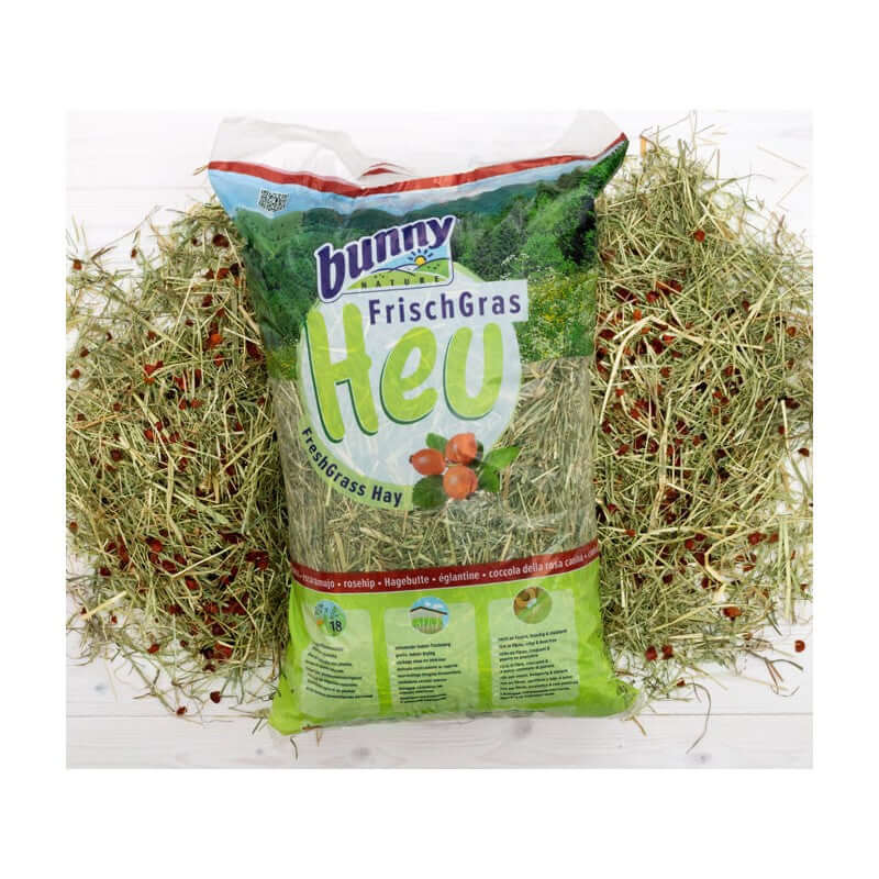 Bunny FrischGras Heu Hagebutten - - Bunny