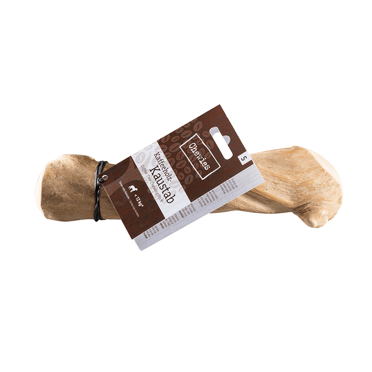 Chewies Kaffeeholz für Hunde - Detailansicht des Futter