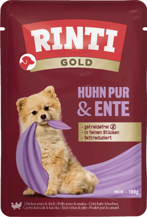 Rinti Gold Huhn Pur & Ente Frischebeutel
