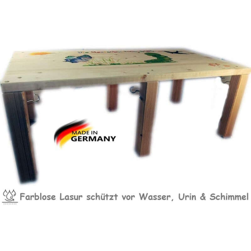 Hängemattengestell Meerschweinchen mit farbloser Lasur