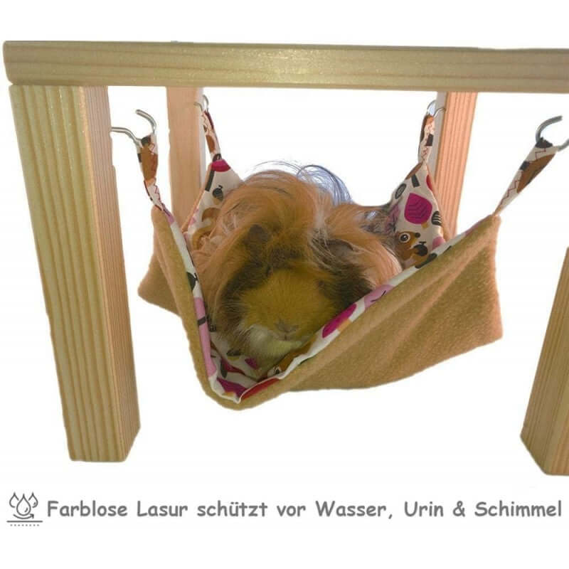 Hängemattengestell Einzel Unterstand Meerschweinchen mit Haken - - Nagerstore