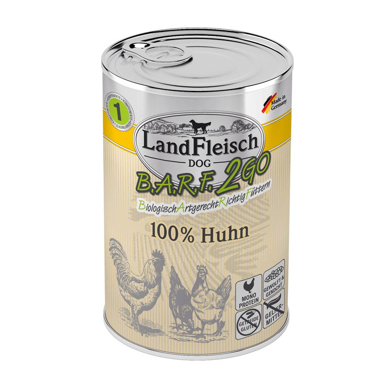 LandFleisch B.A.R.F.2GO 100% vom Huhn - - Landfleisch