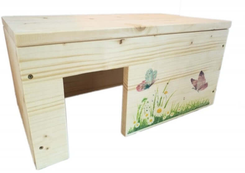 Nagerhaus mit Schmetterling Motiv