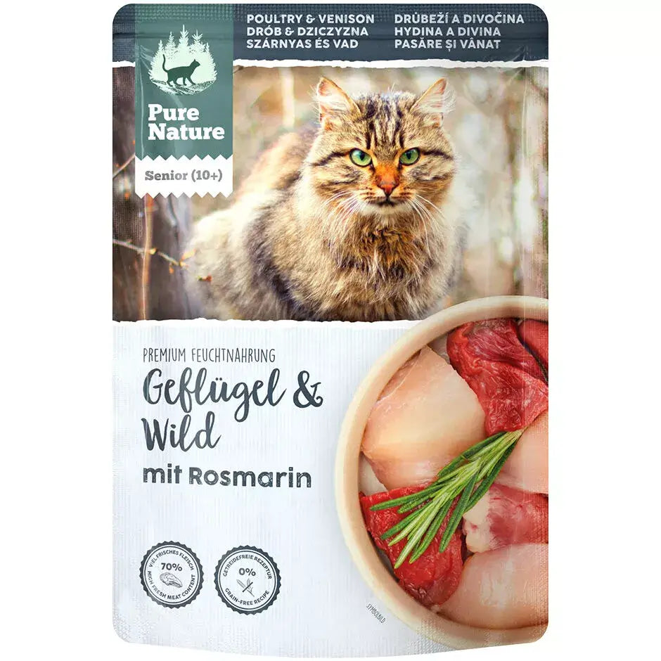 Pure Nature SENIOR GEFLÜGEL & WILD mit Rosmarin und Grünlippmuschelextrakt - - Pure Nature