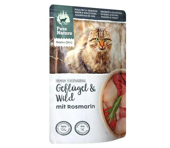 Pure Nature SENIOR GEFLÜGEL & WILD mit Rosmarin und Grünlippmuschelextrakt - - Pure Nature