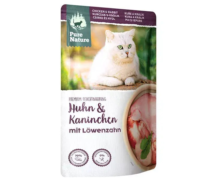 Pure Nature ADULT HUHN & KANINCHEN mit Löwenzahn und Distelöl - - Pure Nature