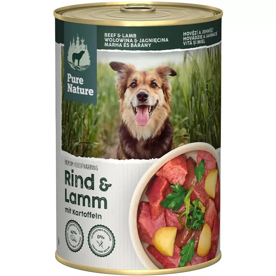 Pure Nature ADULT RIND & LAMM mit Kartoffel und Seealgen - - Pure Nature