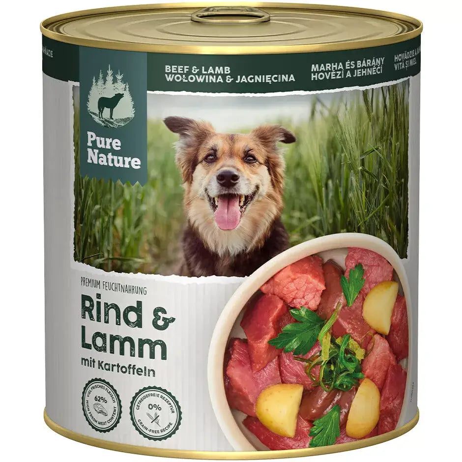Pure Nature ADULT RIND & LAMM mit Kartoffel und Seealgen - - Pure Nature