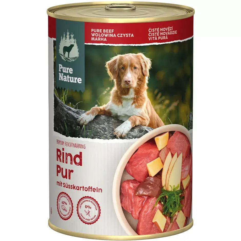Pure Nature ADULT RIND PUR mit Süßkartoffeln und Äpfel - - Pure Nature