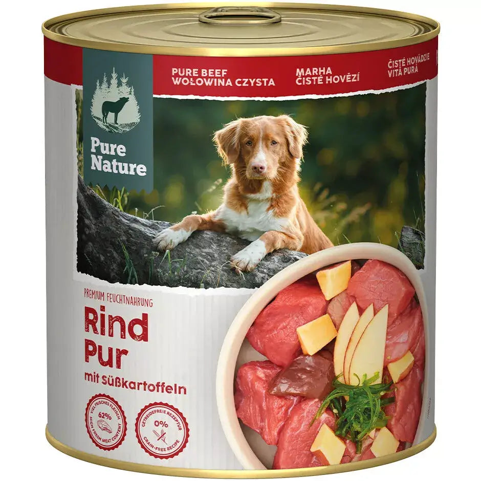 Pure Nature ADULT RIND PUR mit Süßkartoffeln und Äpfel - - Pure Nature