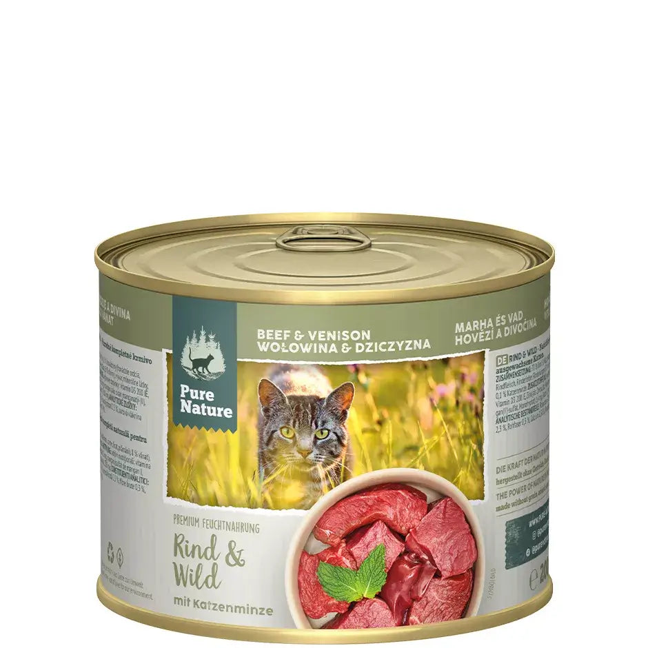 Pure Nature ADULT RIND & WILD mit Katzenminze und Distelöl - - Pure Nature
