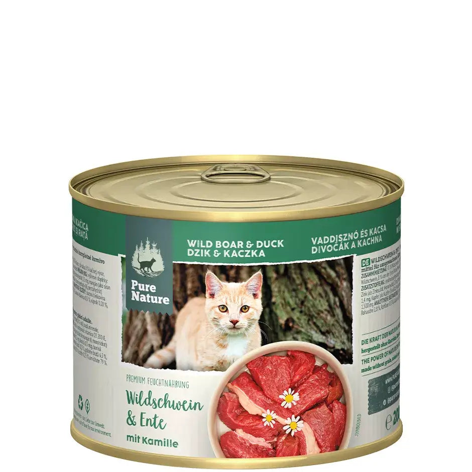 Pure Nature ADULT WILDSCHWEIN & ENTE mit Kamille und Distelöl - - Pure Nature