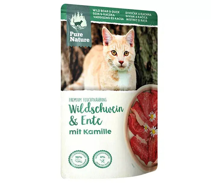 Pure Nature ADULT WILDSCHWEIN & ENTE mit Kamille und Distelöl - - Pure Nature
