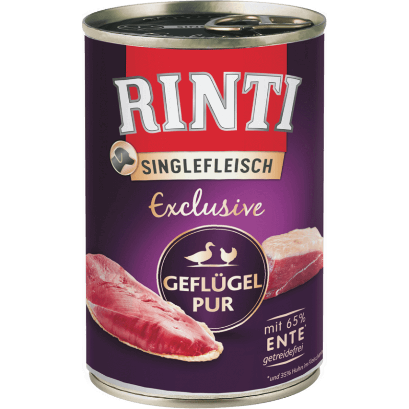 Rinti Dose Singlefleisch Exclusive Geflügel Pur - - Rinti