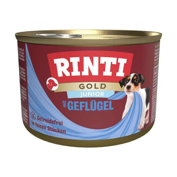 Rinti Gold Junior mit Geflügel - - Rinti