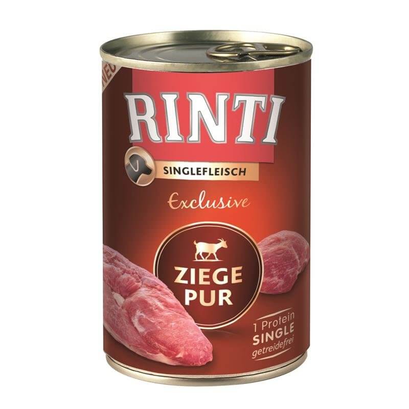 Rinti Dose Singlefleisch Exclusive Ziege Pur - - Rinti