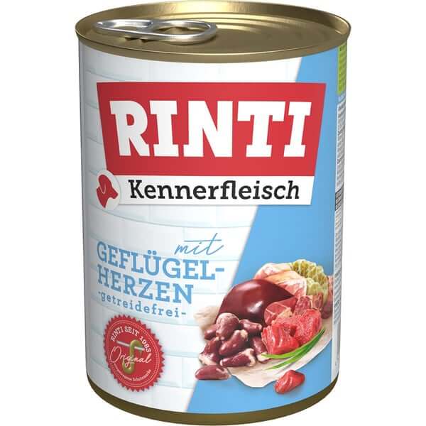 Rinti Kennerfleisch mit Geflügelherzen - - Rinti