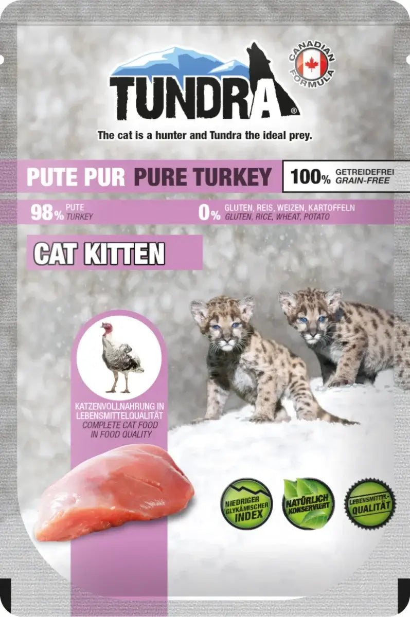 DeTundra Cat PB Kitten Pute Pur - Nassfutter