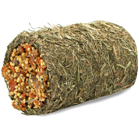 JR FARM Heu-Schlemmertunnel Karotte – Spiel & Snack für Nager