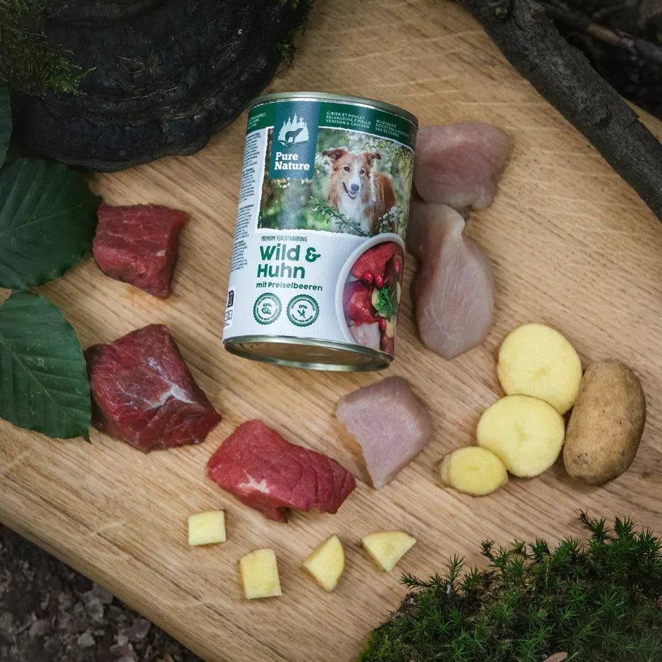 Pure Nature ADULT WILD & HUHN mit Kartoffeln und Preiselbeeren -  - Pure Nature