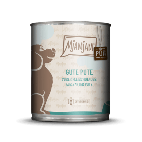 MjAMjAM Dog - purer Fleischgenuss - gute Pute pur 800g