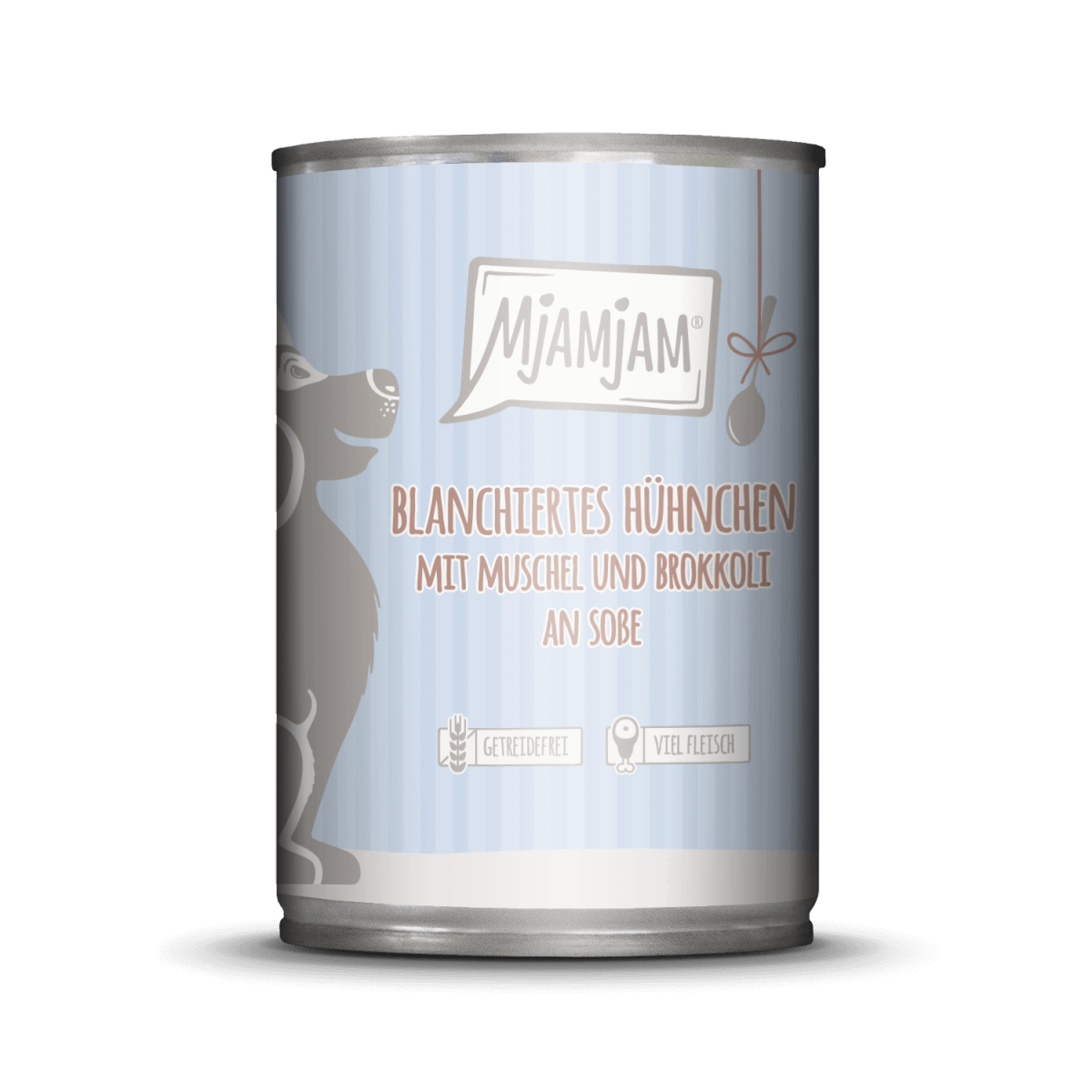 MjAMjAM Dog - blanchiertes Hühnchen an Soße 380g