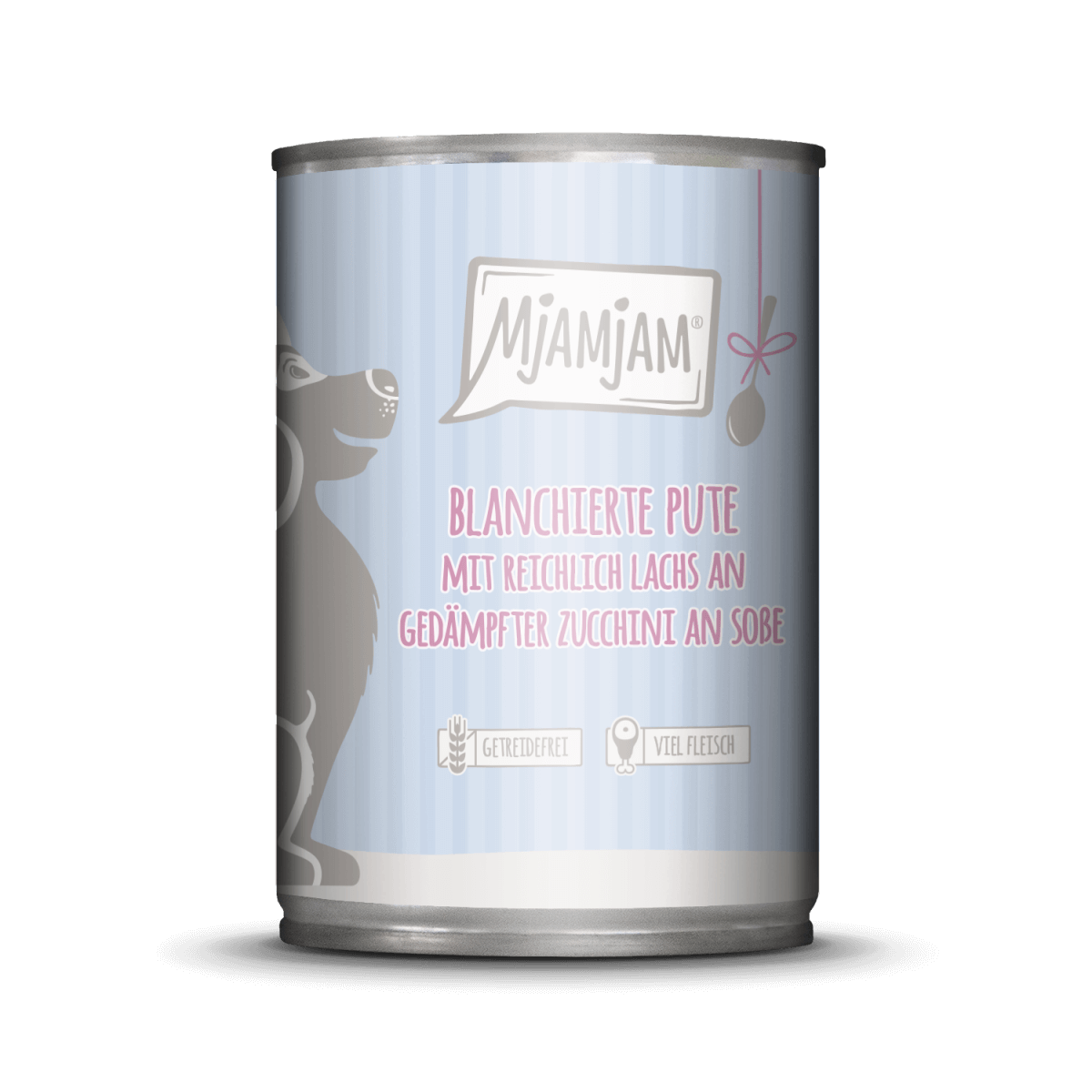 MjAMjAM Dog - blanchierte Pute an Soße 380g