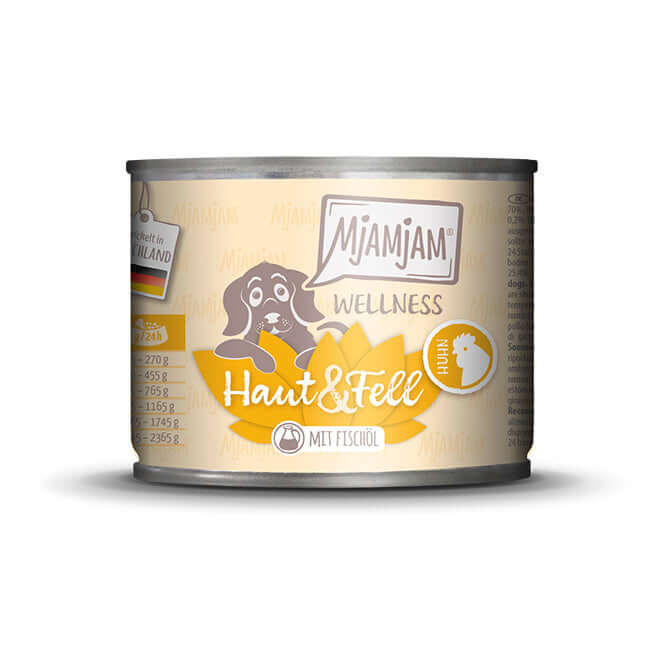 MjAMjAM Dog - Wellness - Haut & Fell - Huhn 125g