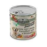 LandFleisch Dog Classic Ente mit Lamm, Kartoffeln und Wildapfel & Gartengemüse