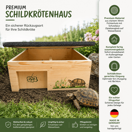 Schildkrötenhaus und seine Vorteile