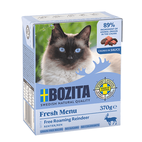 Bozita cat Häppchen in Sauce Rentier