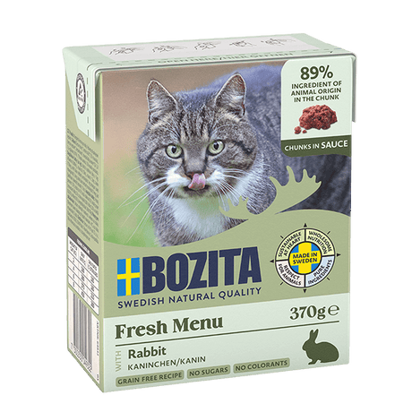 Bozita cat Häppchen in Sauce Kaninchen