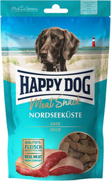 Happy Dog Meat Snack Nordseeküste für Hunde mit Ente, getreidefrei und gesund, ideal für sensible Vierbeiner.