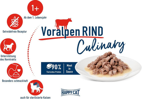 Happy Cat Voralpen Rind Nassfutter - 2