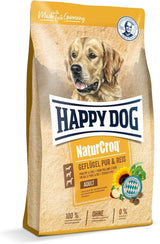 Happy Dog NaturCroq Geflügel pur & Reis – Trockenfutter für sensible Hunde, gesund und schmackhaft.