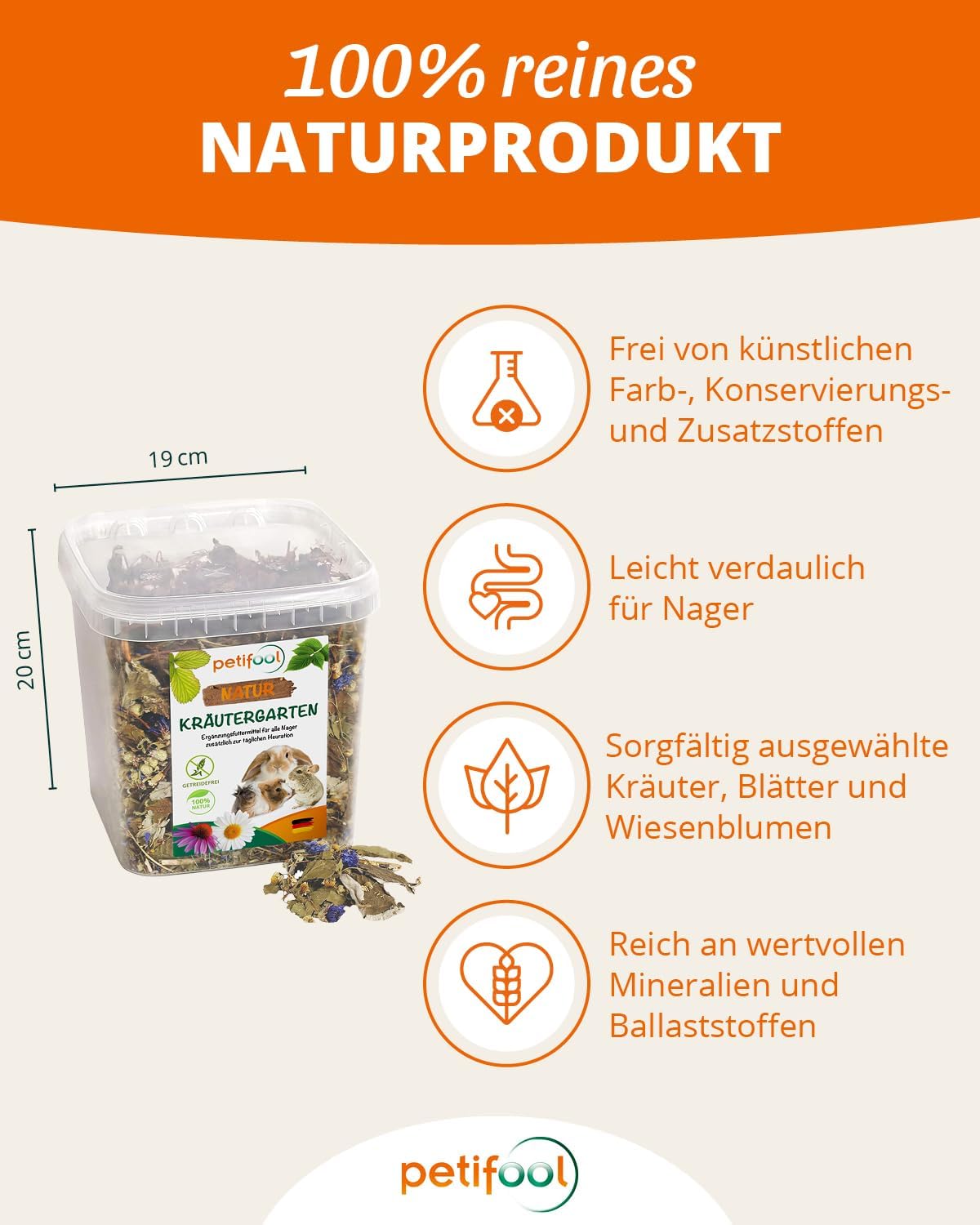 petifool Kräutergarten - Nagerfutter -  - petifool